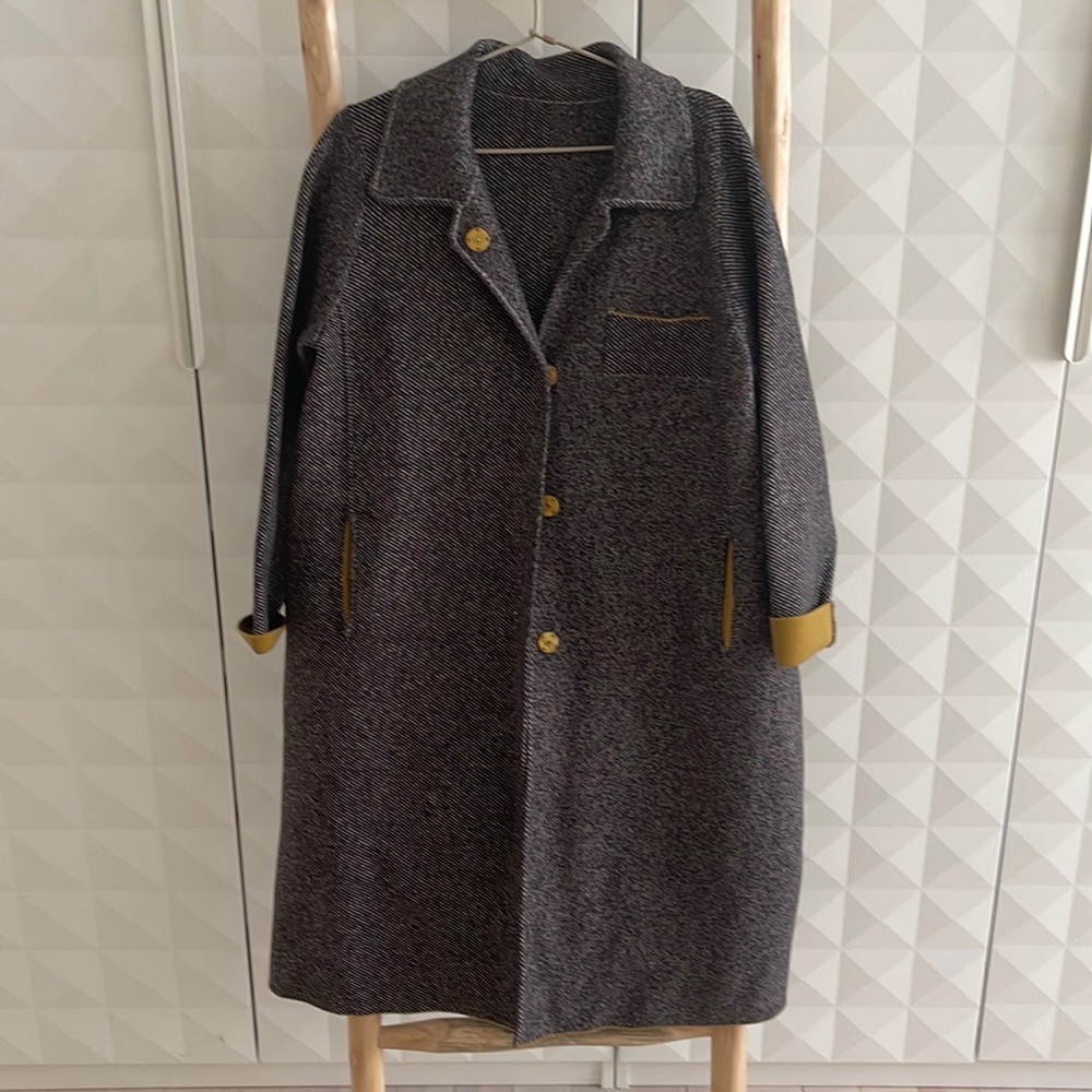 Long wool like coat. NEW